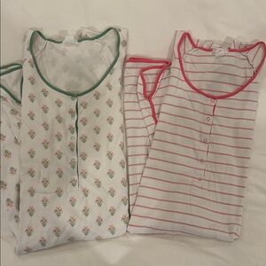 Two Lake Pajama Nightgowns - M